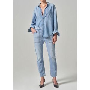 Citizens of Humanity Leah Cargo in Pinpoint Light Wash Size 25